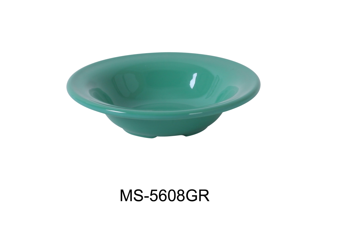 Picture of Yanco MS-5608GR 6.25 in. 8 oz Mile Stone Salad Bowl - Melamine, Green - Pack of 48