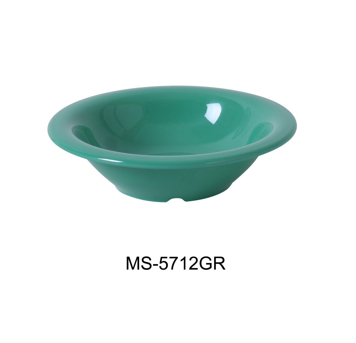 Picture of Yanco MS-5712GR 7.25 in. 12 oz Mile Stone Soup Bowl - Melamine, Green - Pack of 48