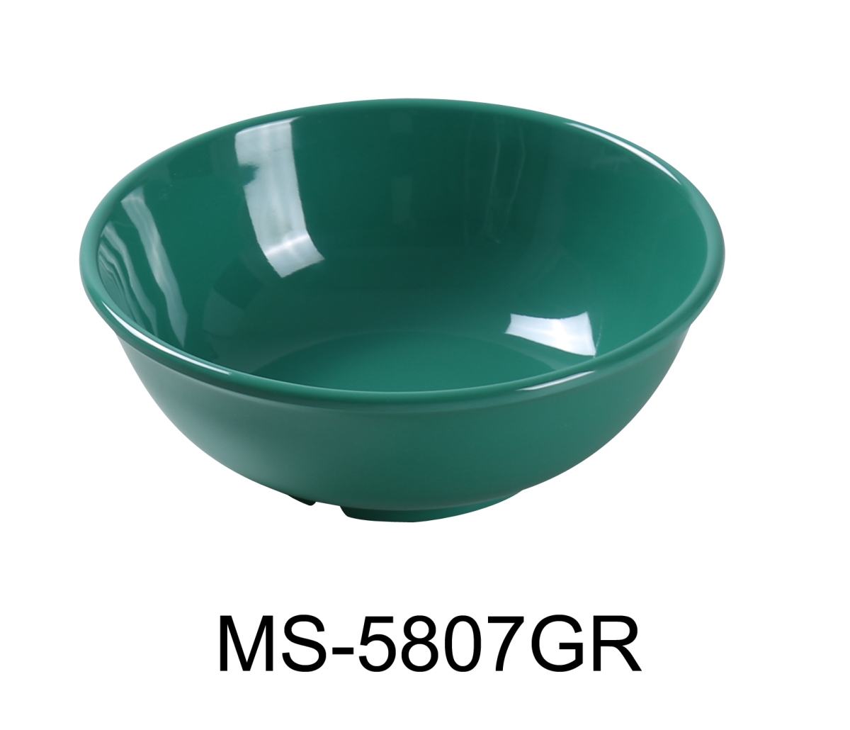 Picture of Yanco MS-5807GR 7.25 in. 24 oz Mile Stone Salad Bowl - Melamine, Green - Pack of 24