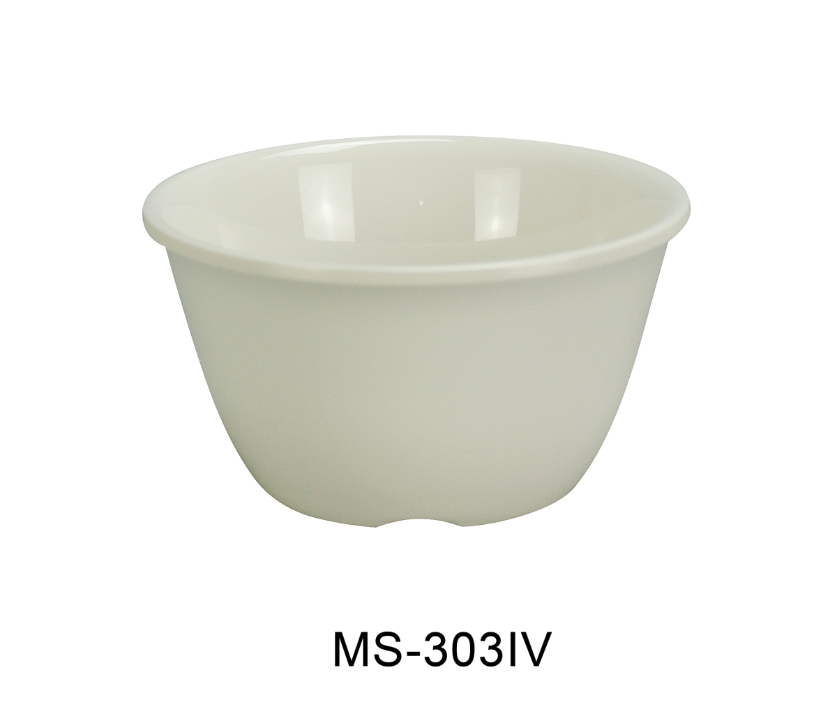 Picture of Yanco MS-303IV 4 in. 7 oz Mile Stone Bouillon Cup - Melamine, Ivory - Pack of 48