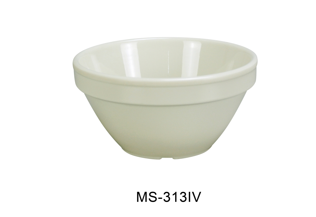 Picture of Yanco MS-313IV 4.25 in. 8 oz Mile Stone Bouillon Cup - Melamine, Ivory - Pack of 48