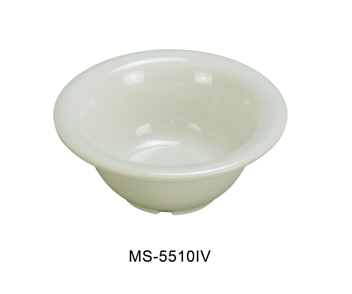 Picture of Yanco MS-5510IV 5.5 in. 10 oz Mile Stone Soup Bowl - Melamine, Ivory - Pack of 48