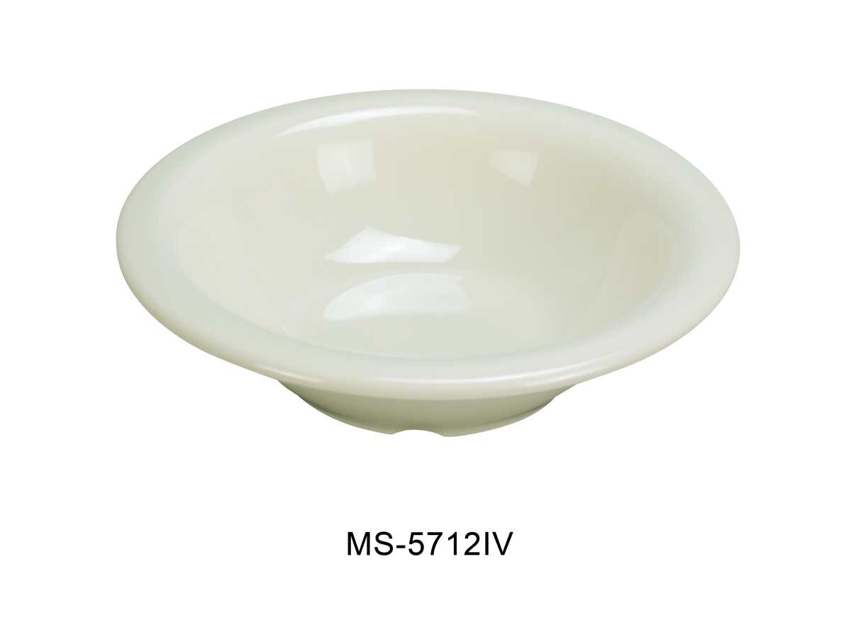 Picture of Yanco MS-5712IV 7.25 in. 12 oz Mile Stone Soup Bowl - Melamine, Ivory - Pack of 48