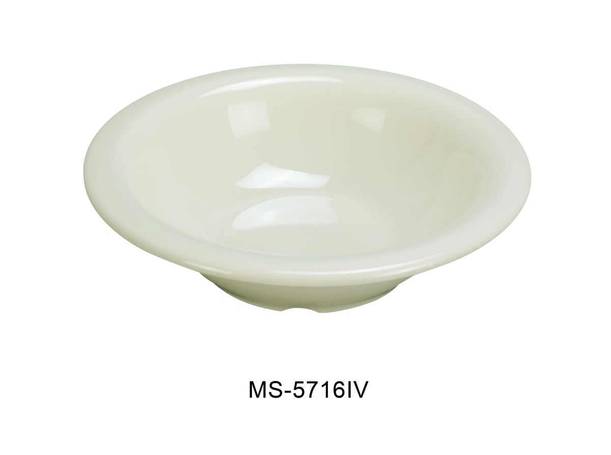 Picture of Yanco MS-5716IV 7.5 in. 16 oz Mile Stone Soup Bowl - Melamine, Ivory - Pack of 48