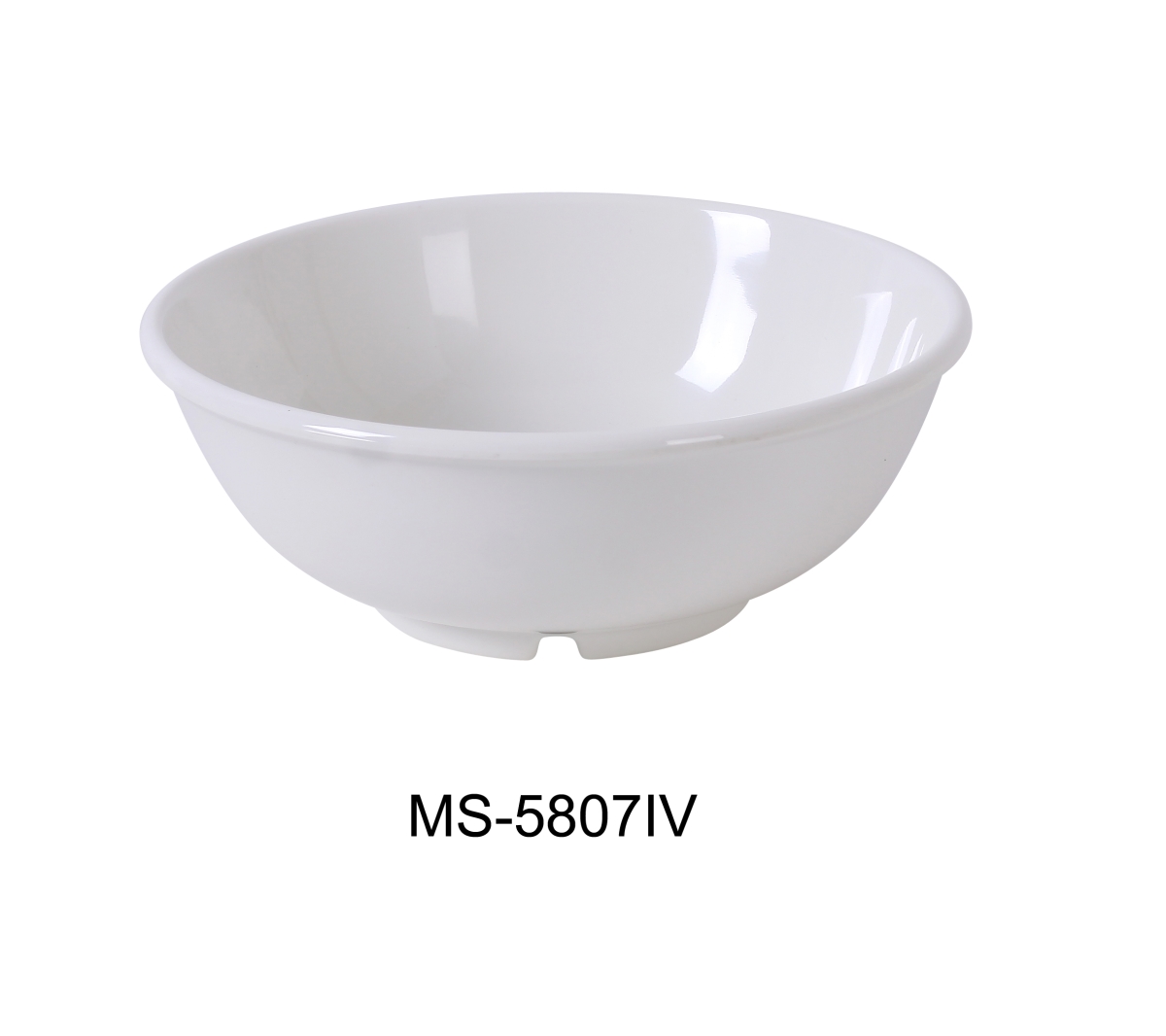 Picture of Yanco MS-5807IV 7.25 in. 24 oz Mile Stone Salad Bowl - Melamine, Ivory - Pack of 24