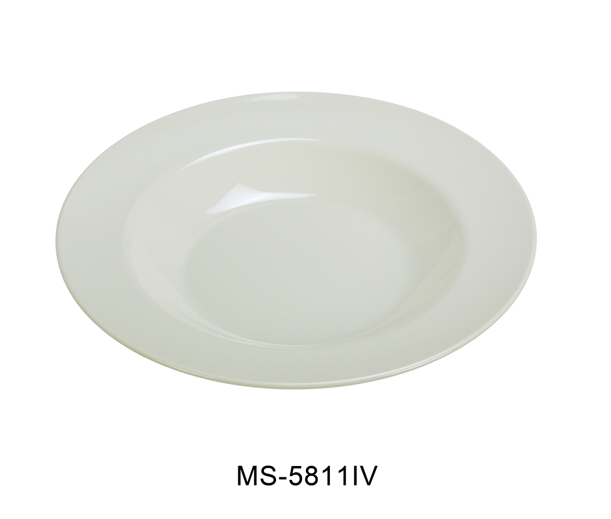 Picture of Yanco MS-5811IV 11 in. 16 oz Mile Stone Pasta Bowl - Melamine, Ivory - Pack of 24