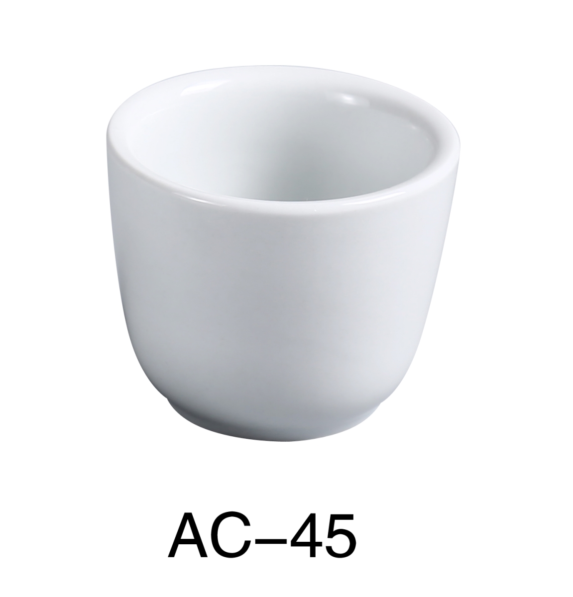 Picture of Yanco AC-45 3 in. 4.5 oz ABCO Chinese Tea Cup - Porcelain, Super White - Pack of 36