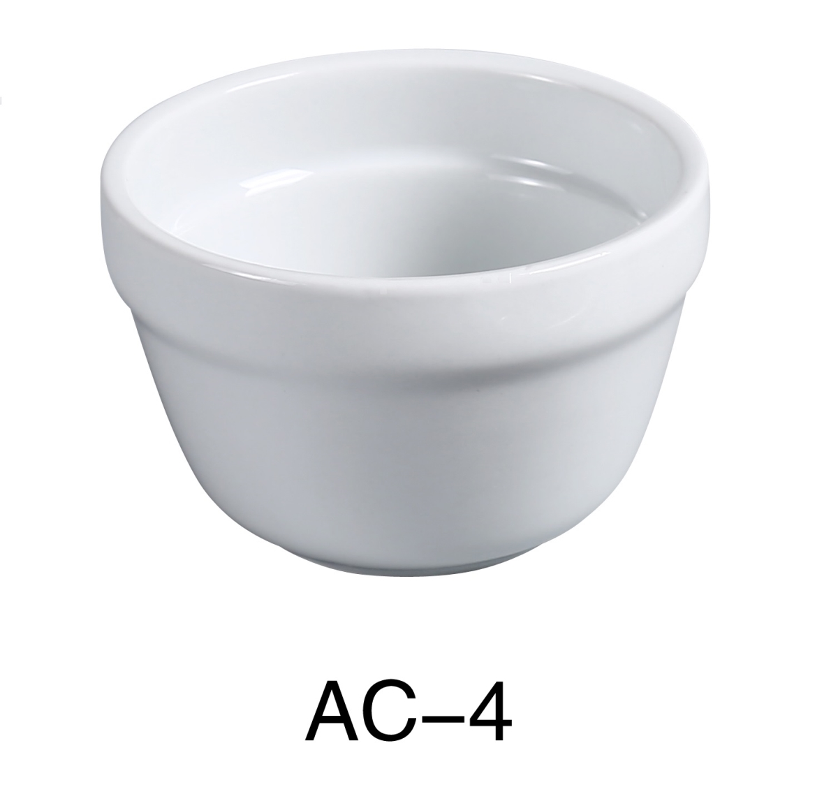 Picture of Yanco AC-4 7 oz ABCO Bouillon Cup, Super White - Pack of 36