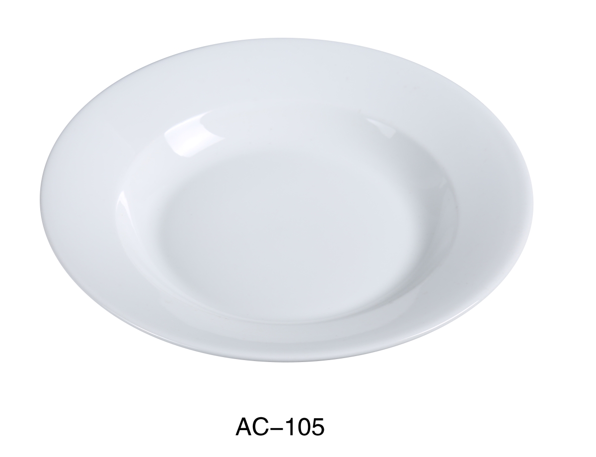 Picture of Yanco AC-105 10.5 in. 18 oz ABCO Pasta Bowl - Porcelain, Super White - Pack of 12