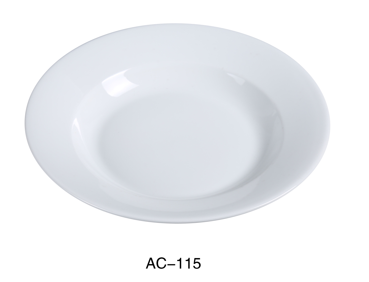 Picture of Yanco AC-115 11.5 in. 25 oz ABCO Pasta Bowl - Porcelain, Super White - Pack of 12
