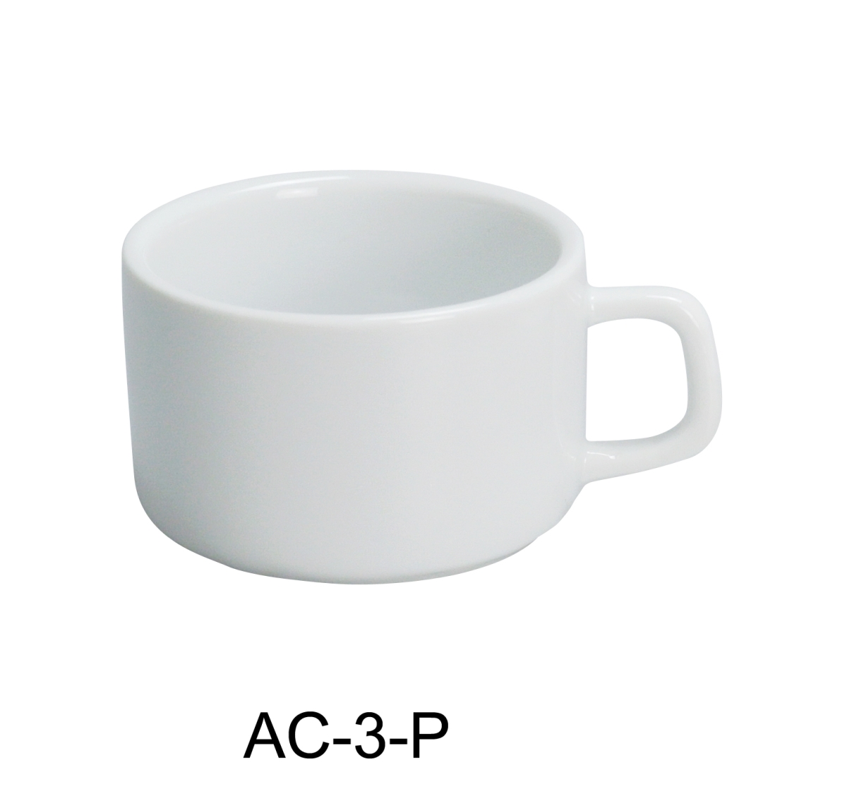 Picture of Yanco AC-3-P 2.375 in. 2.5 oz ABCO Espresso Cup - Porcelain, Super White - Pack of 36