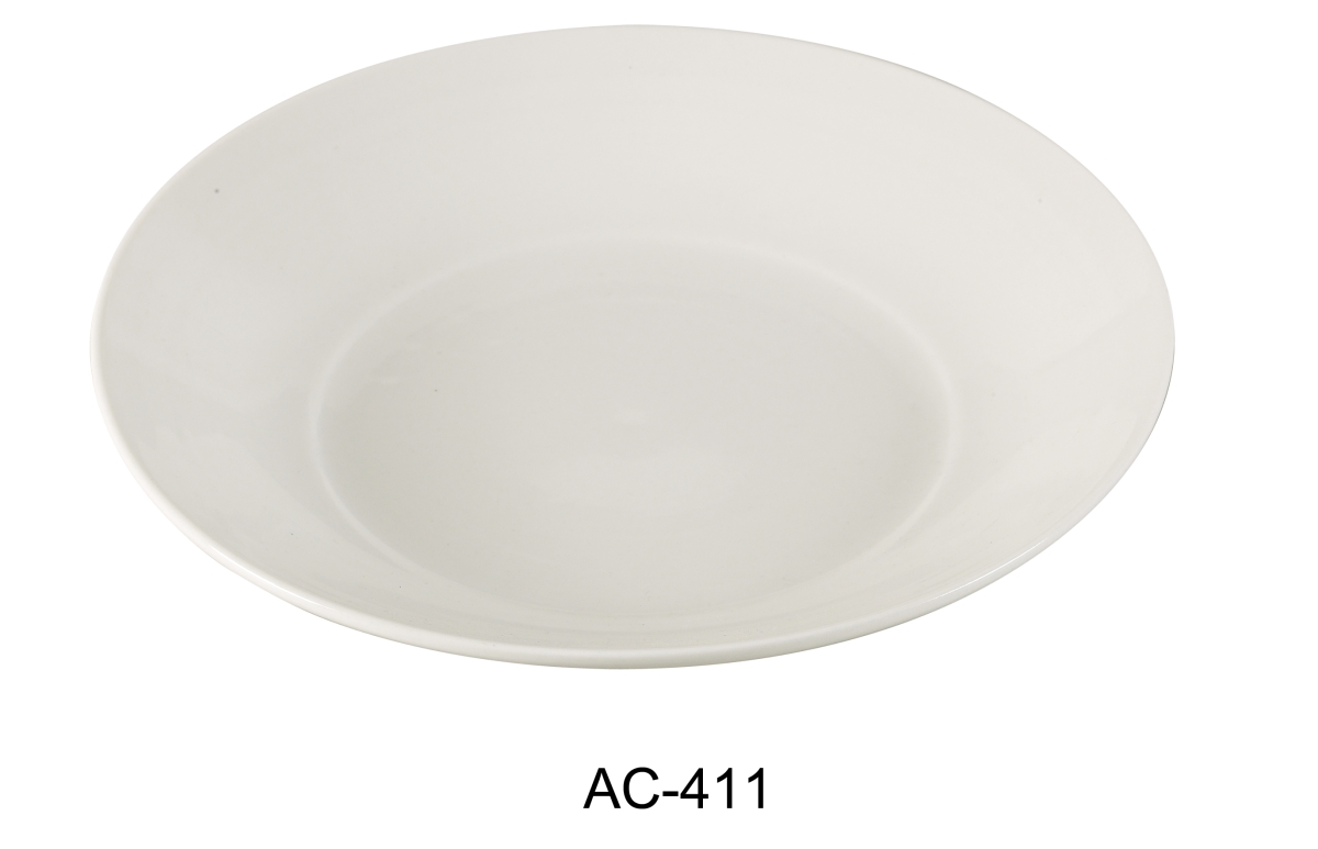 Picture of Yanco AC-411 11.5 in. Porcelain Salad Plate, Super White - Pack of 12