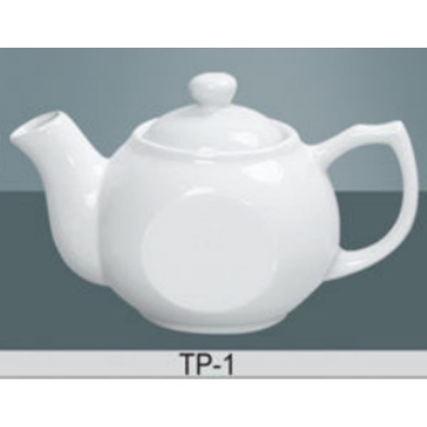 Picture of Yanco TP-1 15 oz Porcelain Coffee & Teapot&#44; Super White - 4 in. - Pack of 36