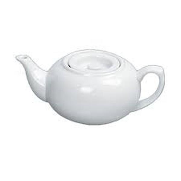 Picture of Yanco TP-2 24 oz Porcelain Flat Lid Coffee & Teapot&#44; Super White - 3.25 in. - Pack of 12