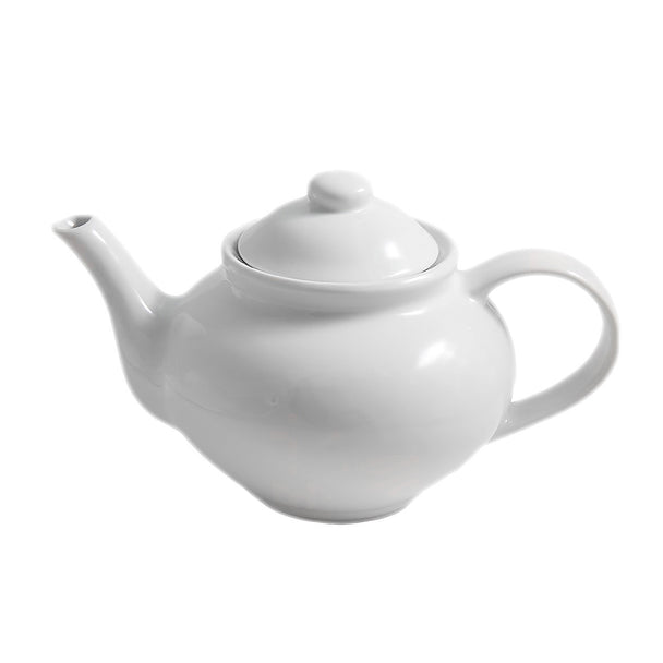 Picture of Yanco TP-3 40 oz Raised Lid Porcelain Coffee & Teapot&#44; Super White - 4.75 in. - Pack of 12