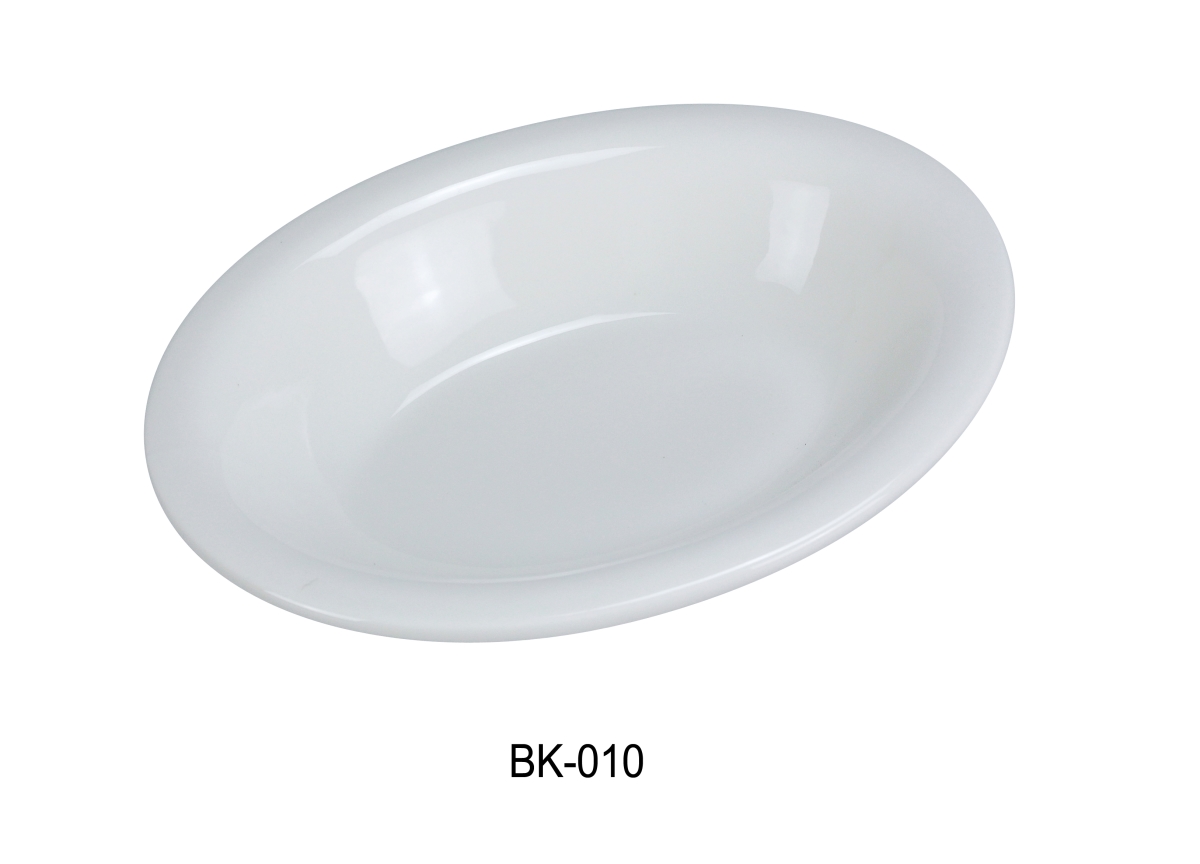 Picture of Yanco BK-010 Porcelain Bake Deep Bowl, Super White - 10.25 x 7.5 x 2 in. - Pack of 12