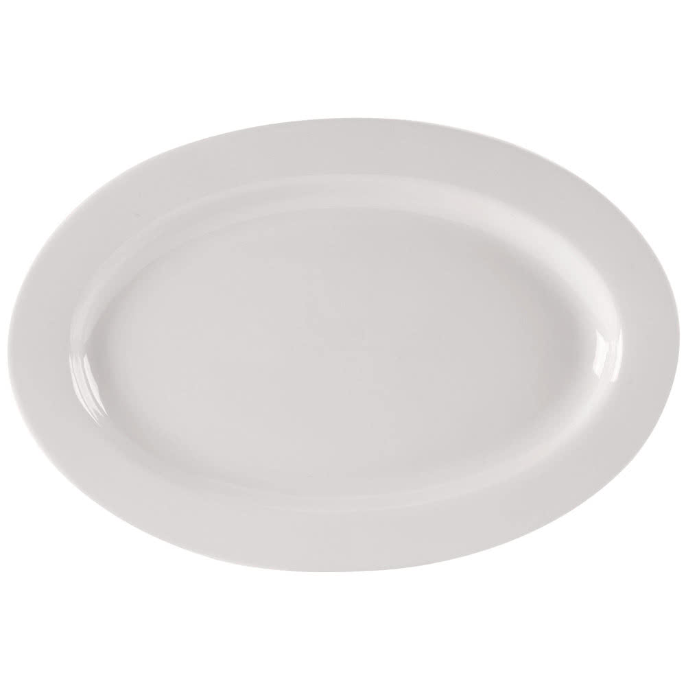 Picture of Yanco RE-34 China Recovery Oval Platter, American White - 9.375 x 6.5 in. - Pack of 24