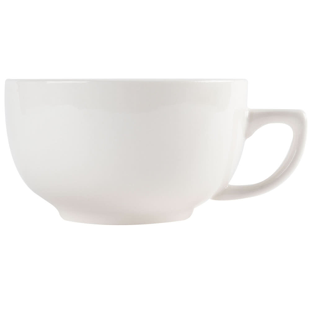 Picture of Yanco RE-56 14 oz China Recovery Cappuccino Cup, American White - 4.5 x 2.5 in. - Pack of 36