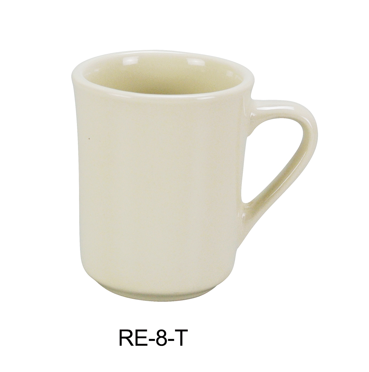 Picture of Yanco RE-8-T 8 oz China Recovery Tierra Mug, American White - 3.65 x 3 in. - Pack of 36