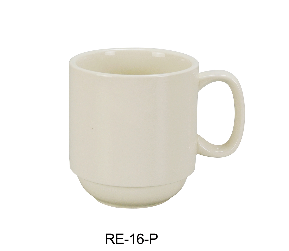 Picture of Yanco RE-16-P 20 oz Stackable China Recovery Prime Mug, American White - 4 x 4.25 in. - Pack of 24