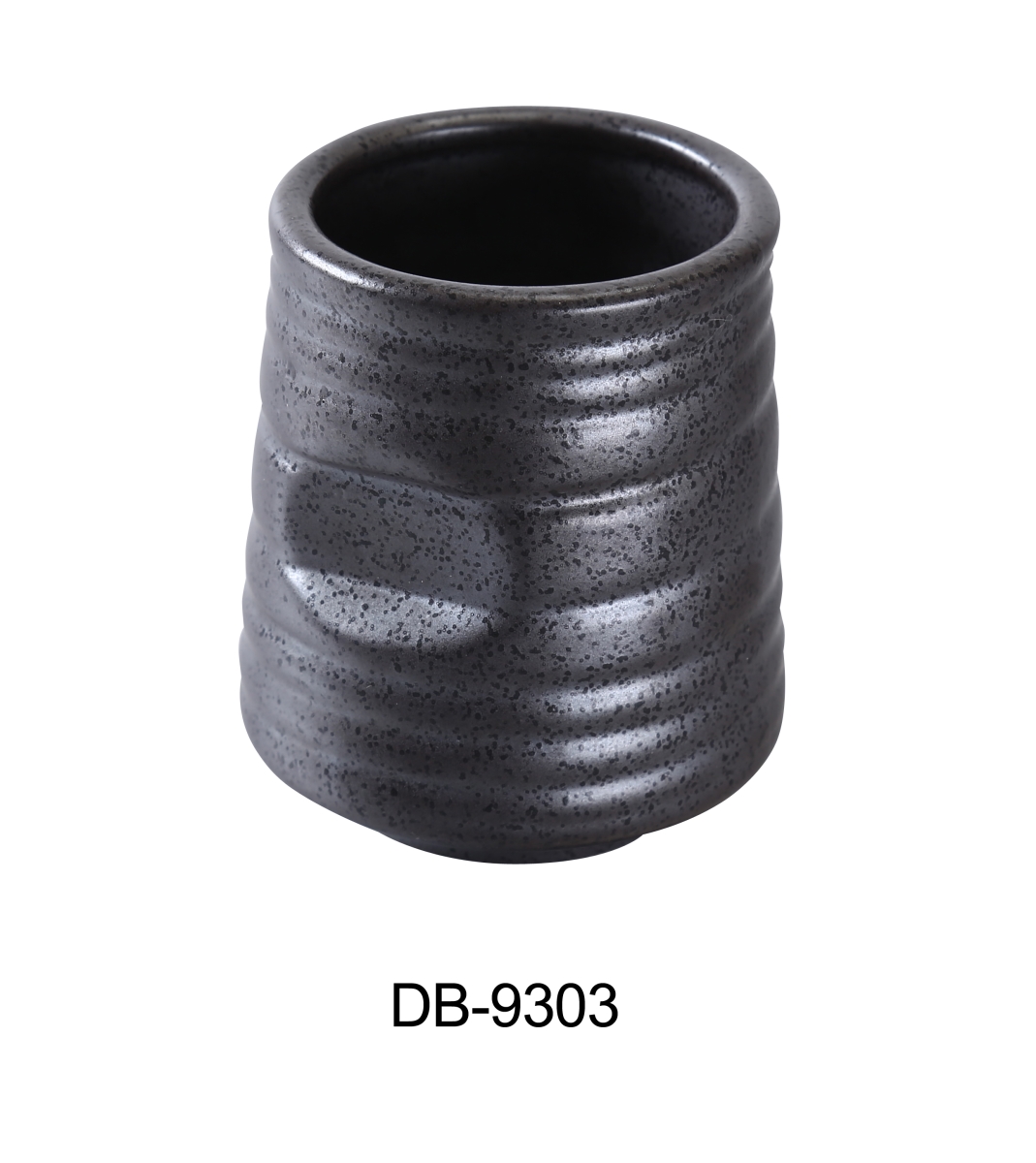 Picture of Yanco DB-9303 3.125 in. Diamond Black Collection Tea Cup, Matte Glaze - 10 oz - 3.75 in. - Pack of 36