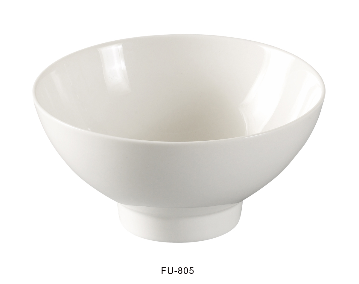 Picture of Yanco FU-805 5 in. Fuji Porcelain Bowl, Bone White- 10 oz - Pack of 36