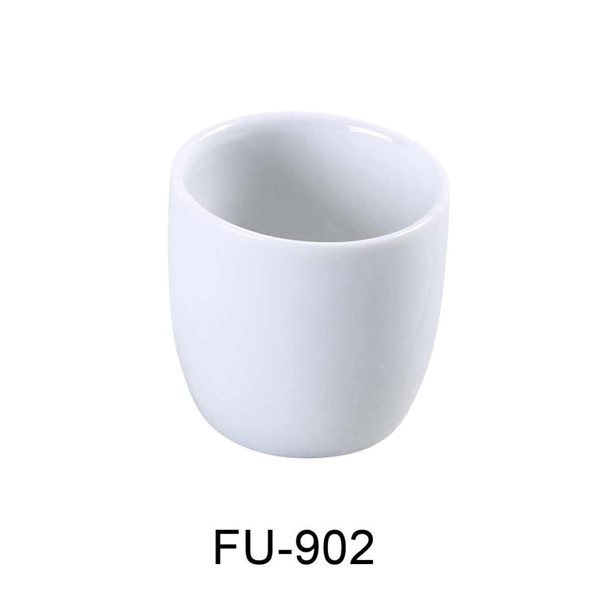 Picture of Yanco FU-902 1.5 oz Fuji Porcelain Wine Cup, Bone White - 1.75 x 1.5 in. - Pack of 72