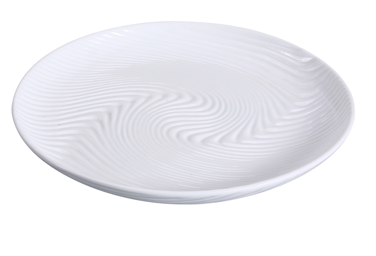 Picture of Yanco FU-1208 8 in. Fuji Porcelain Round Plate, Bone White - Pack of 36