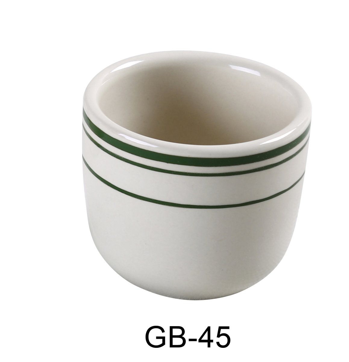Picture of Yanco GB-45 4.5 oz China Green Band Chinese Tea Cup, White - 2.75 x 2.25 in. - Pack of 36