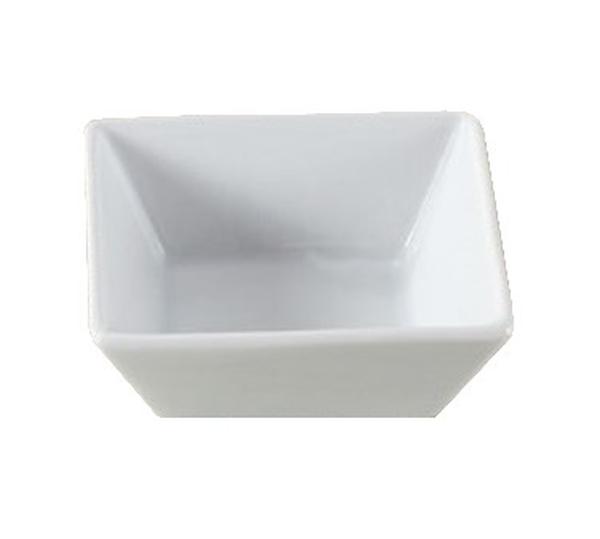 Picture of Yanco ML-703 3 in. Square Porcelain Deep Dessert Bowl, Super White - 5.5 oz - Pack of 36