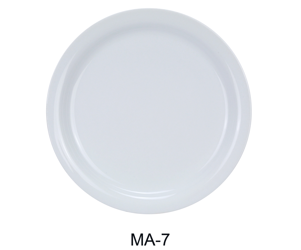 Picture of Yanco MA-7 7.5 in. Mayor Porcelain Narrow Rim Plate, Super White - Pack of 36