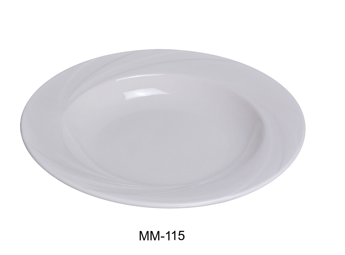 Picture of Yanco MM-115 11.5 in. Porcelain Miami Pasta Bowl, Bone White - 22 oz - Pack of 12