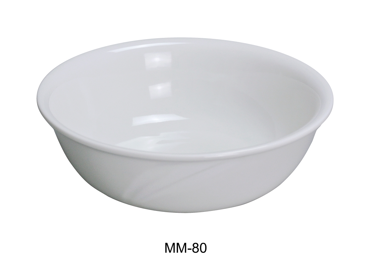 Picture of Yanco MM-80 7 in. Miami Porcelain Bowl, Bone White - 25 oz - Pack of 24