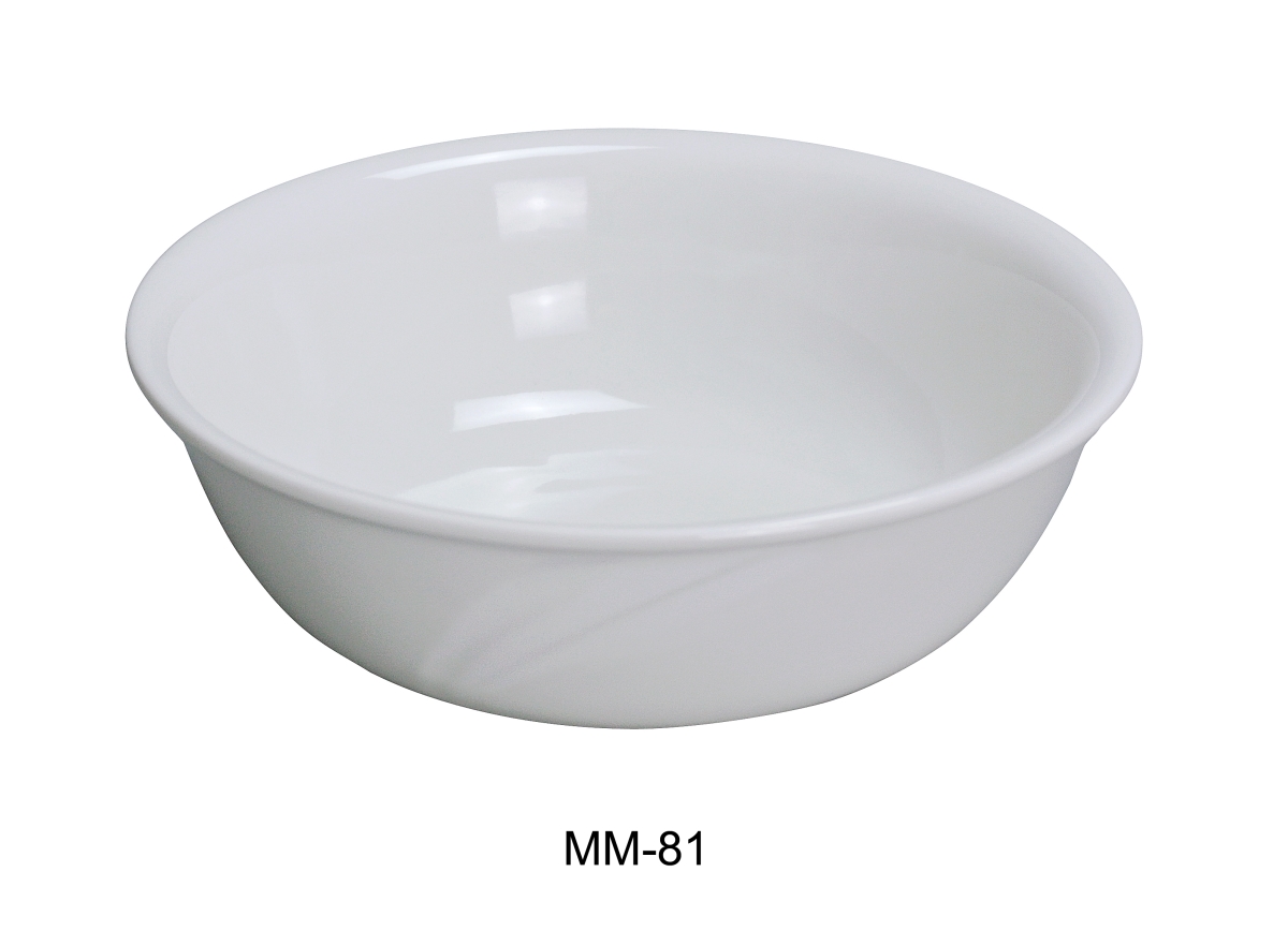 Picture of Yanco MM-82 9 in. Porcelain Miami Bowl, Bone White - 64 oz - Pack of 12
