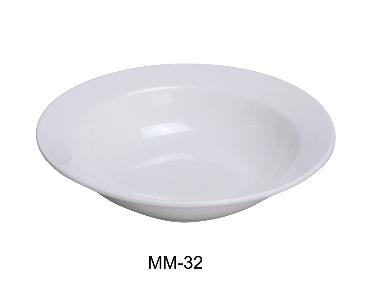 Picture of Yanco MM-32 4.75 in. Porcelain Miami Fruit Bowl, Bone White - 3.5 oz - Pack of 36