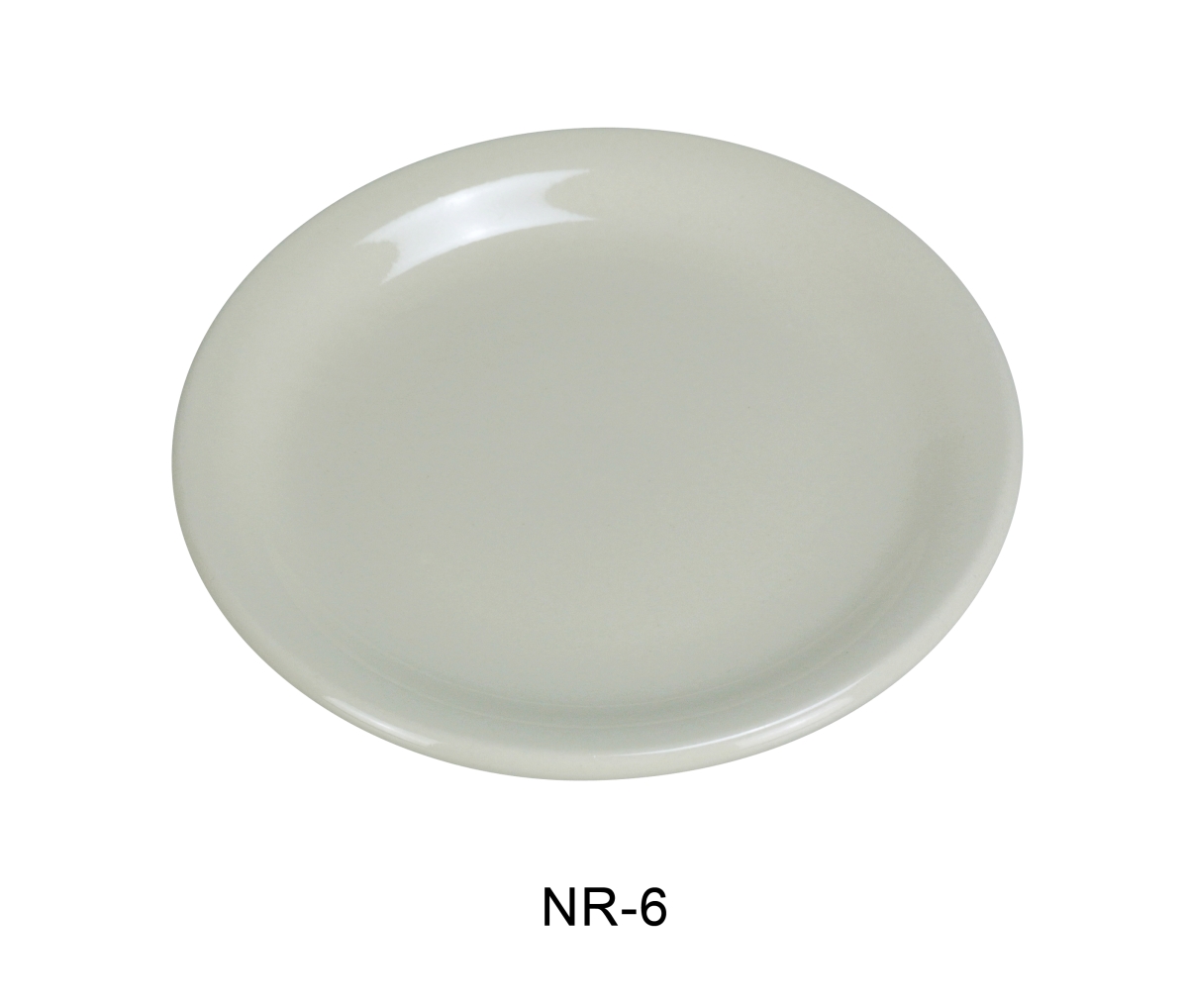Picture of Yanco NR-6 China Narrow Rim Normandy Plate, American White - 6.5 in. - Pack of 36