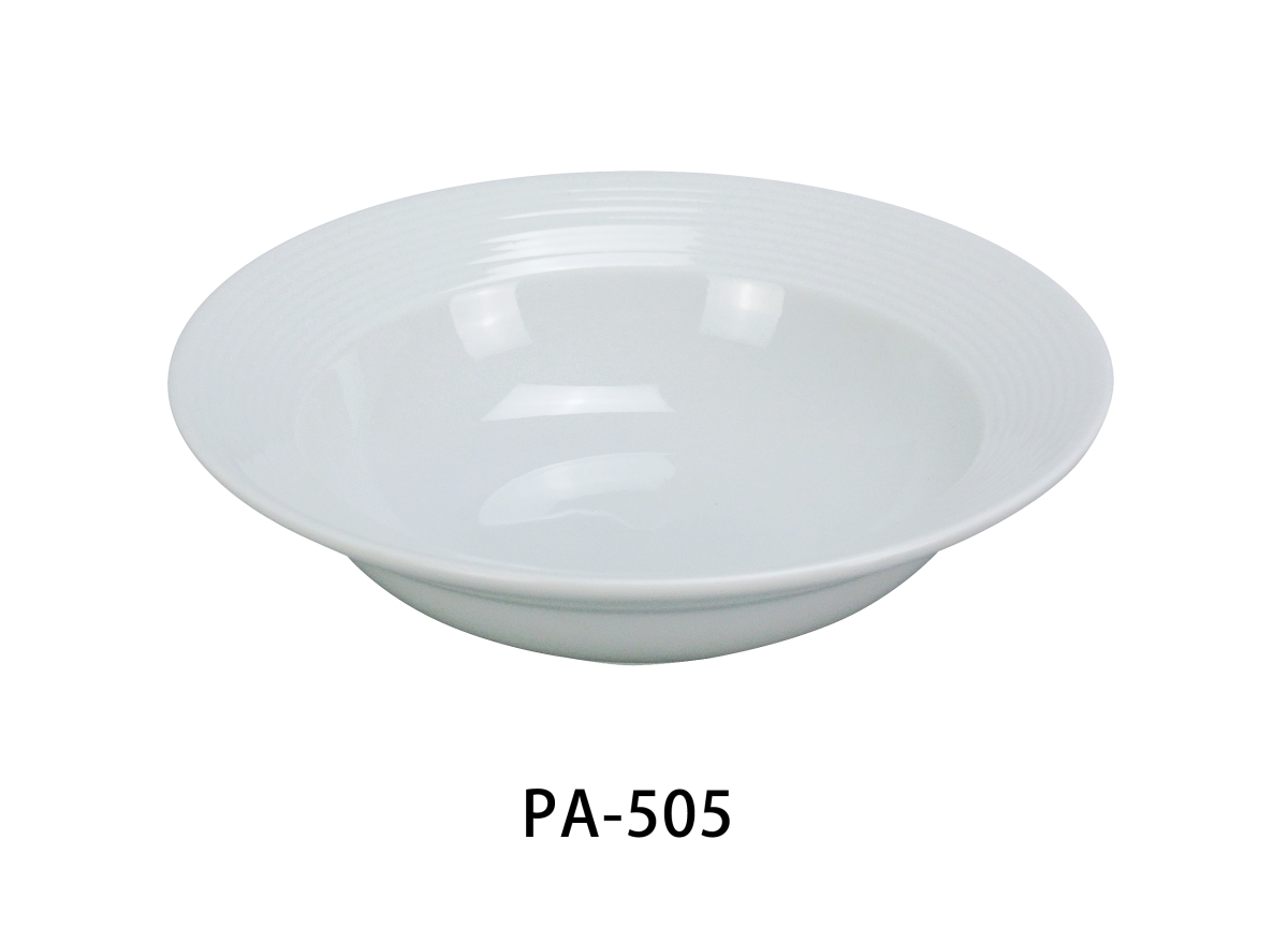 Picture of Yanco PA-505 5.5 oz Porcelain Fruit Bowl, Super White - 5.25 in. - Pack of 36