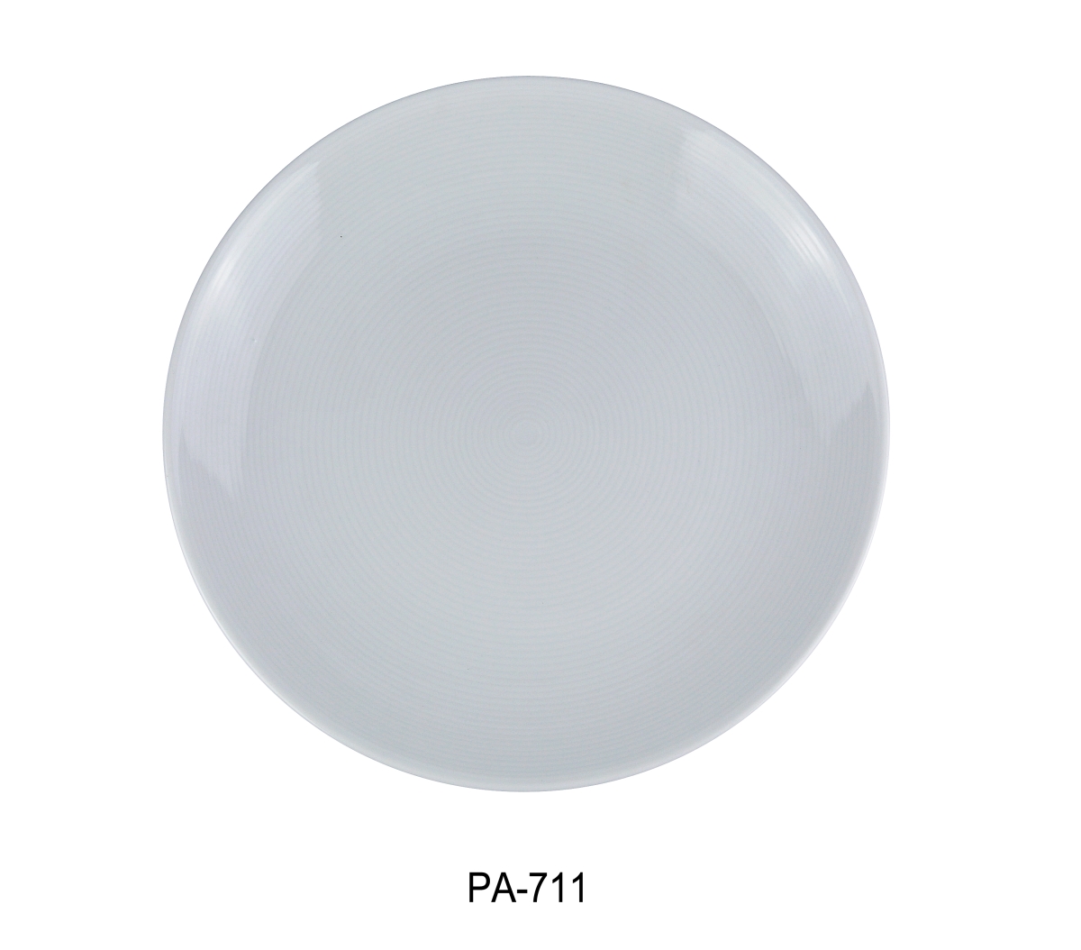 Picture of Yanco PA-711 Porcelain Coupe Plate, Super White - 11 in. - Pack of 12