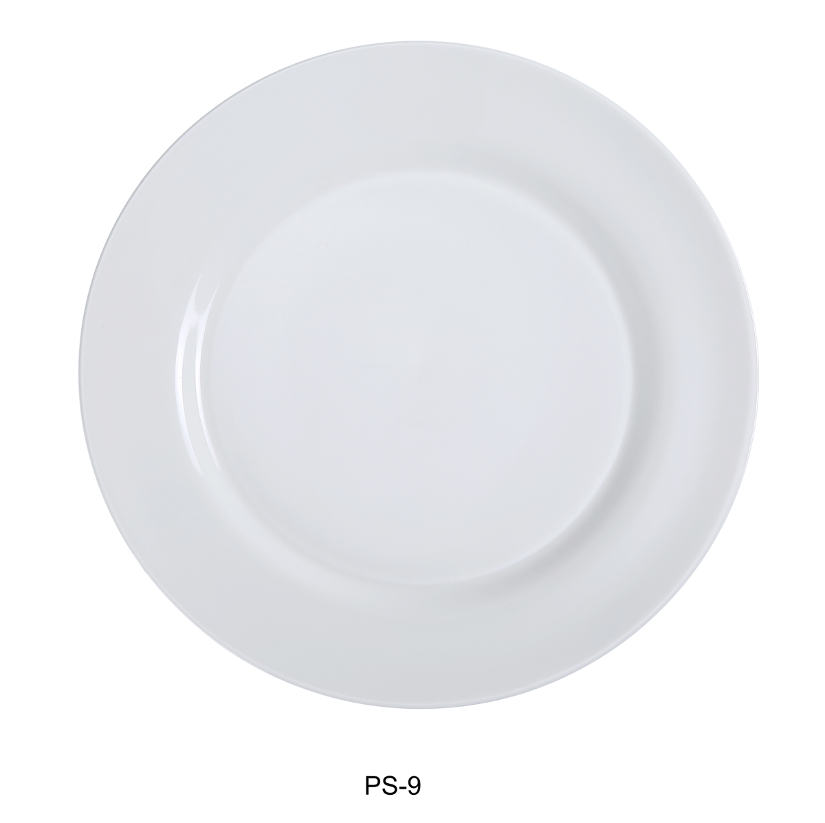 Picture of Yanco PS-9 9.5 in. Porcelain Dinner Plate, Bone White - Pack of 24