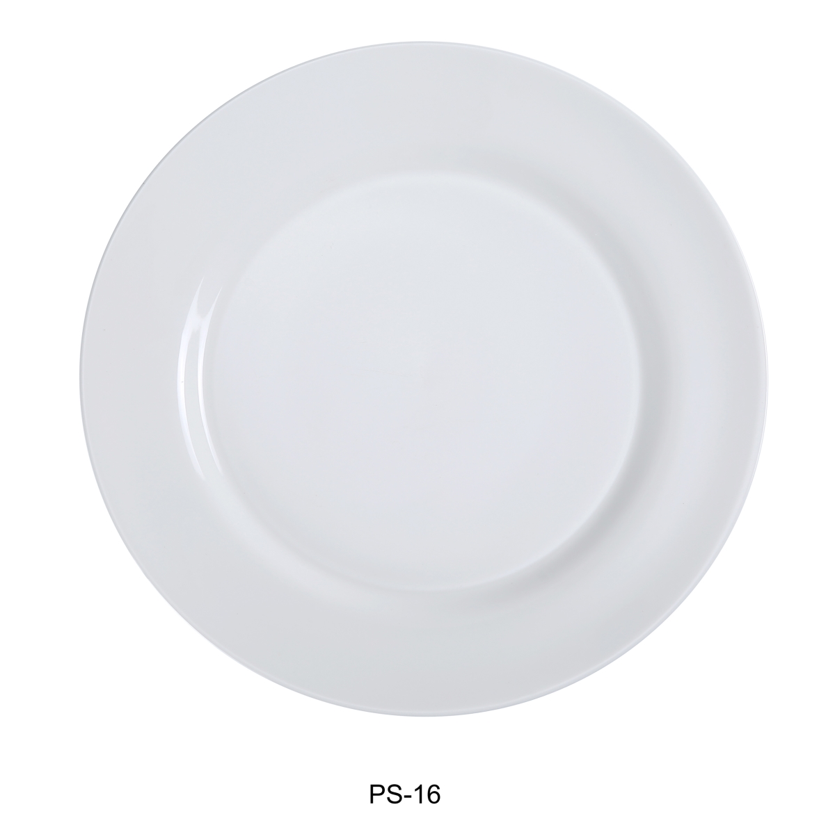 Picture of Yanco PS-16 Porcelain Dinner Plate, Bone White - 10.5 in. Diameter - Pack of 12