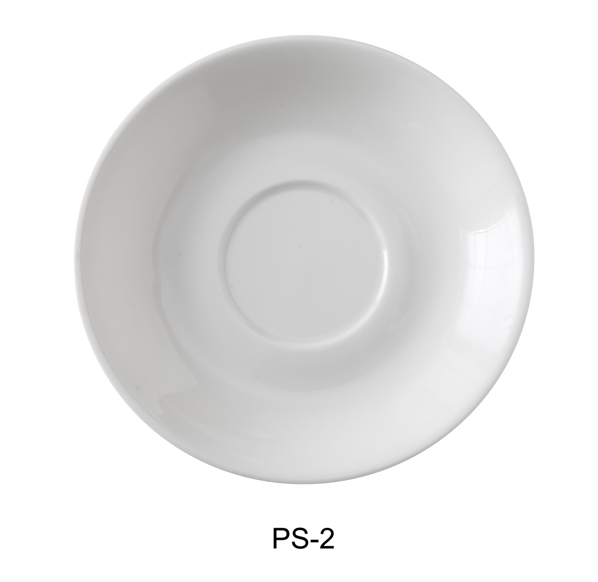 Picture of Yanco PS-2 5.625 in. Porcelain Saucer, Bone White - Pack of 36