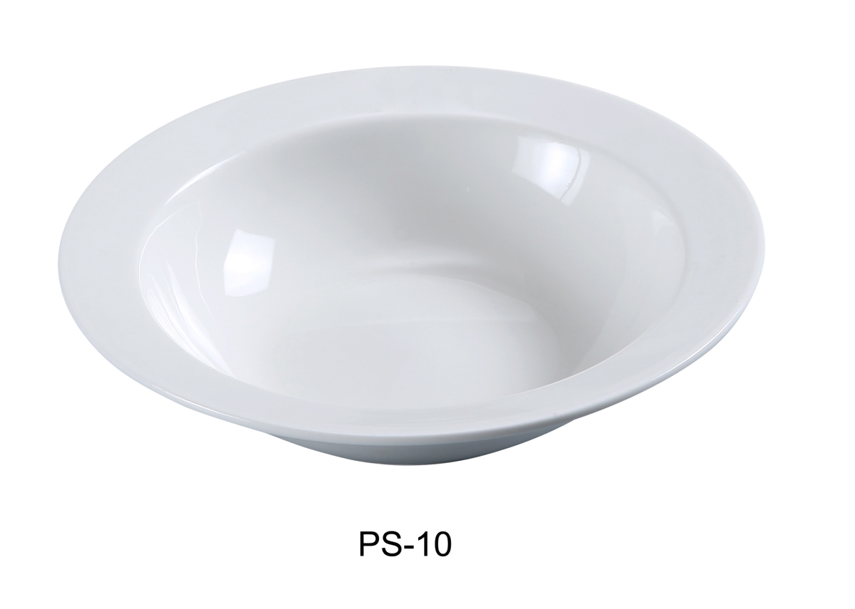 Picture of Yanco PS-10 13 oz Porcelain Grapefruit Bowl, Bone White - 6.5 in. - Pack of 36