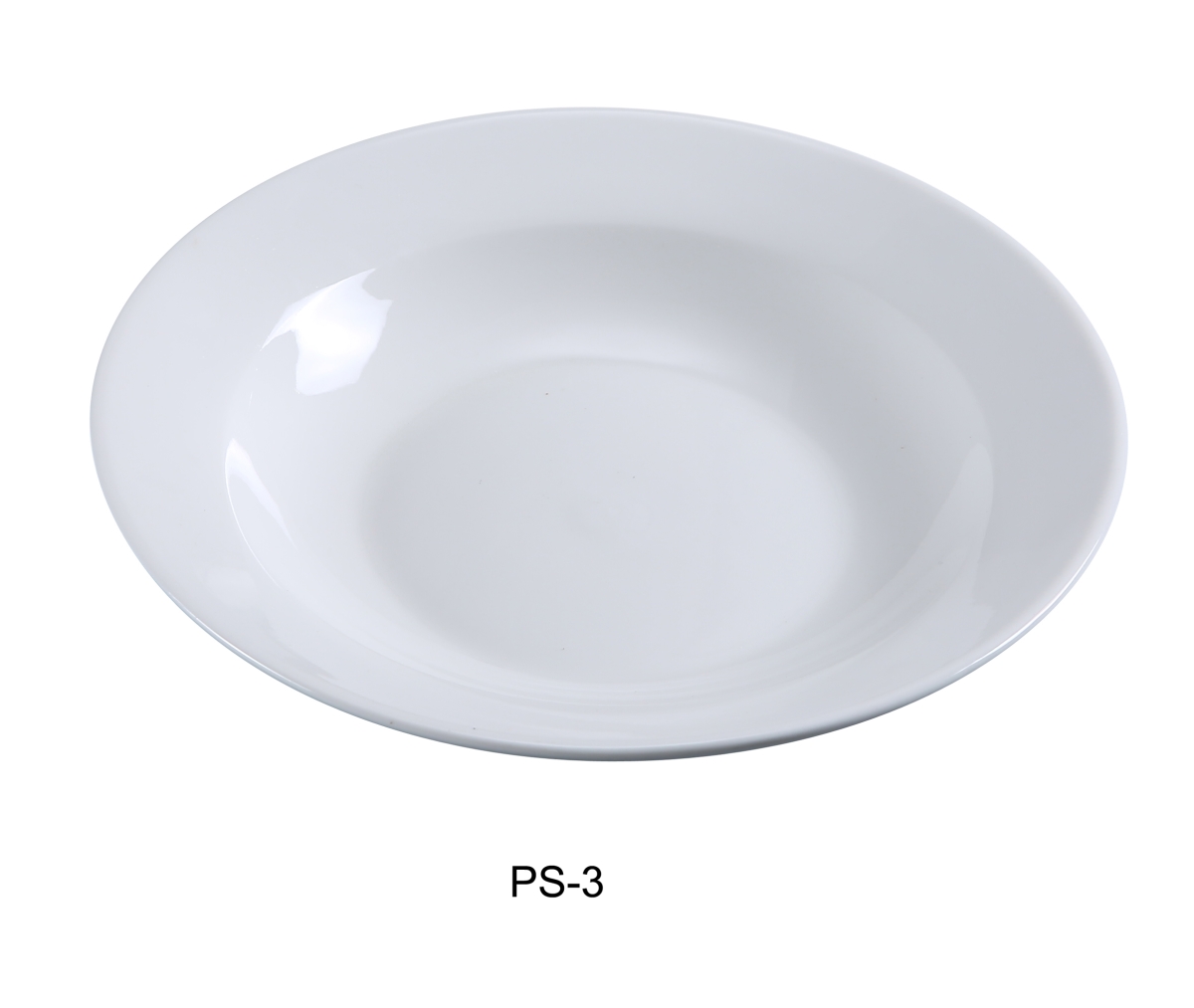 Picture of Yanco PS-3 10 oz Porcelain Soup Plate, Bone White - 9 in. - Pack of 24