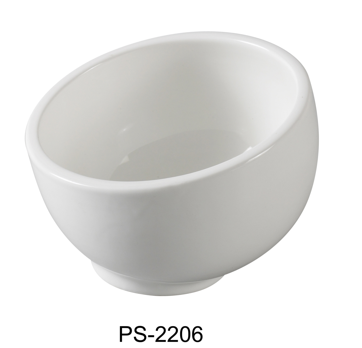 Picture of Yanco PS-2206 6.5 in. Porcelain Salad Bowl, Bone White - 26 oz - Pack of 24
