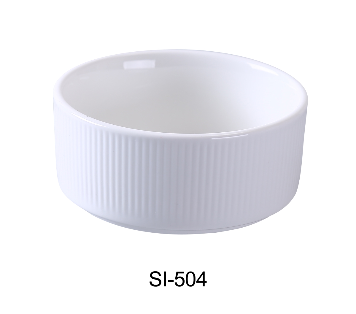 Picture of Yanco SI-504 2 x 4 in. Siena Porcelain Soup Cup, Bone White - 8 oz - Pack of 36