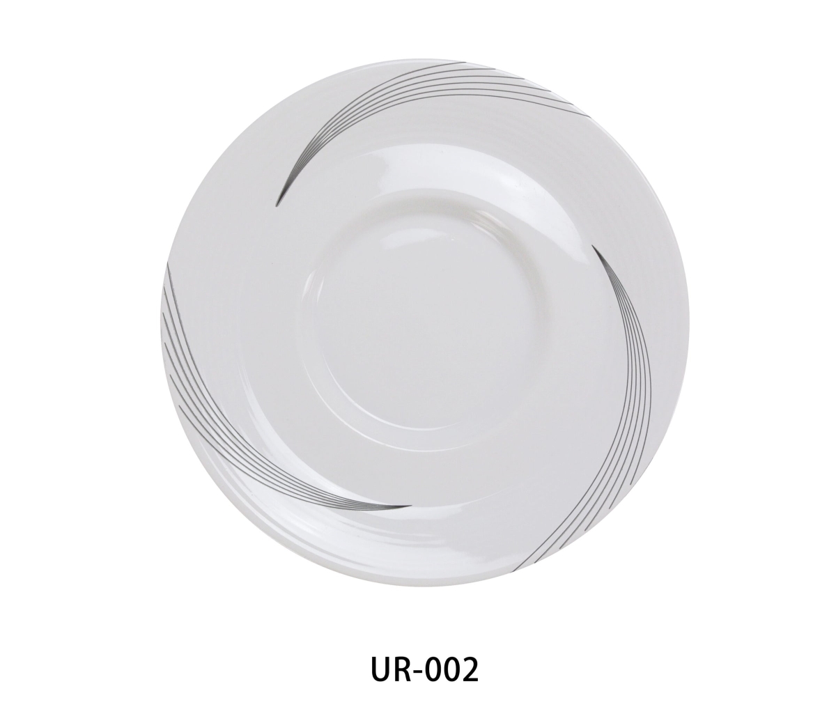 Picture of Yanco UR-002 5.5 in. Dia. Porcelain Saucer, Bone White - Pack of 36