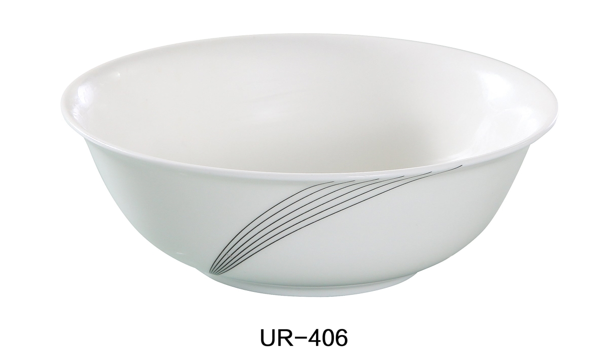 Picture of Yanco UR-406 6 in. Dia. Porcelain Nappie Bowl, Bone White - 12.5 oz - Pack of 36