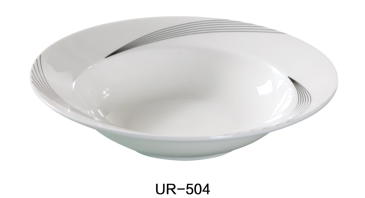 Picture of Yanco UR-504 4.75 in. Dia. Porcelain Fruit Bowl, Bone White - 3.5 oz - Pack of 36