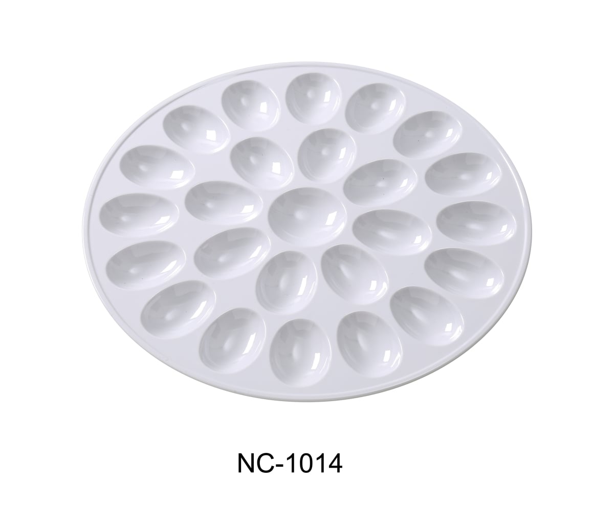 Picture of Yanco NC-1014 12.5 in. Melamine 24-Egg Holder Accessaries, White - Pack of 12