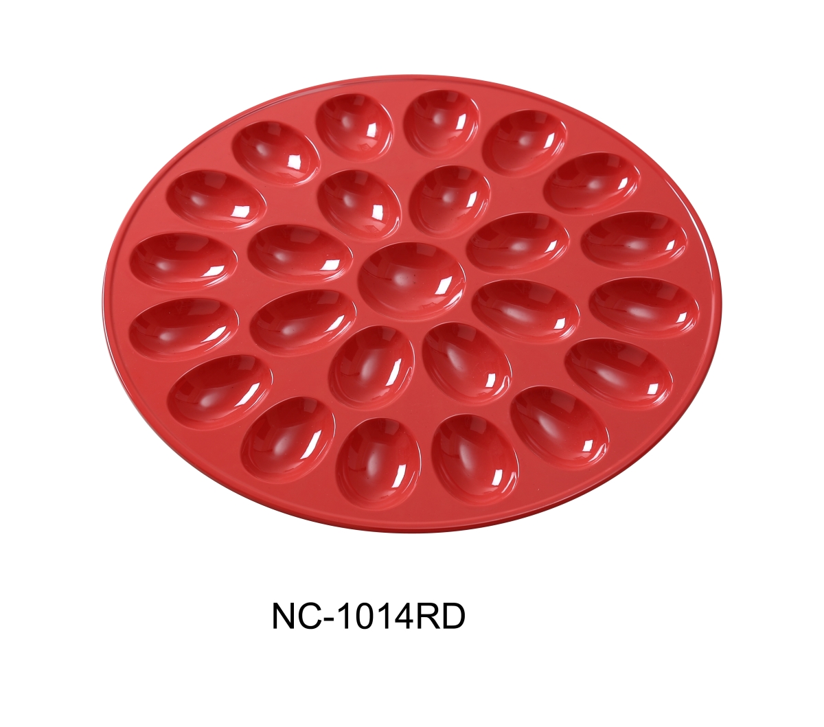 Picture of Yanco NC-1014RD 12.5 in. Melamine 24-Egg Holder Accessaries, Red - Pack of 12
